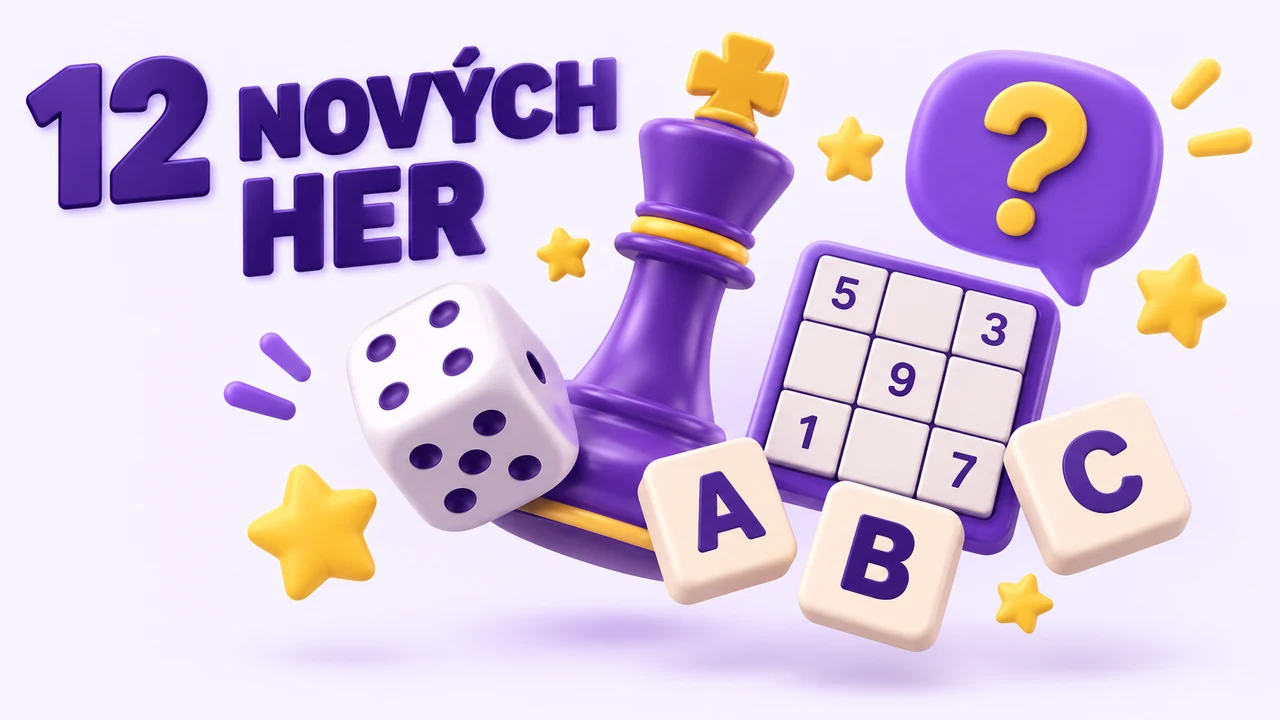 Kvízov.cz přidal dvanáct nových her: šachy, sudoku, Riskuj i hledání min