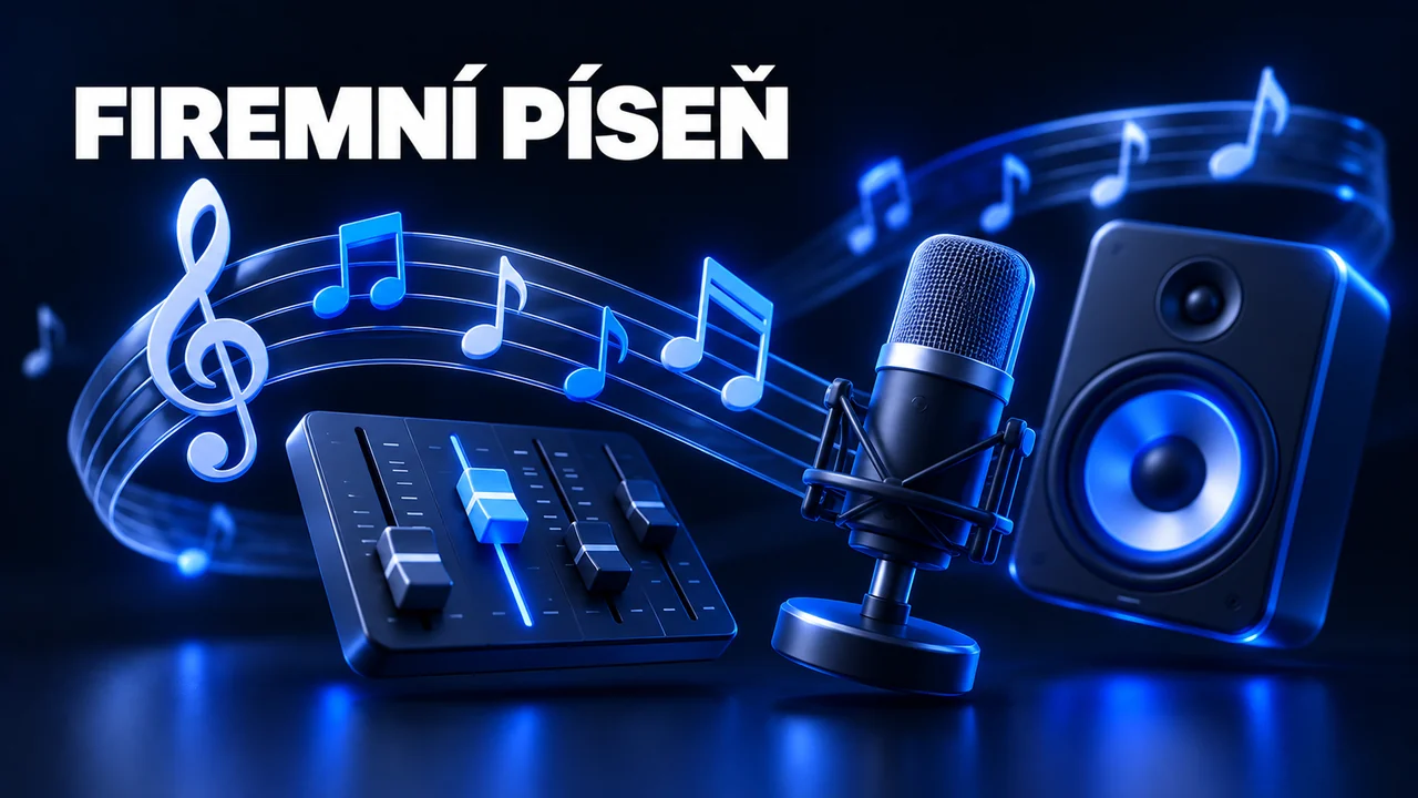 Firemní písnička vytvořená pomocí AI