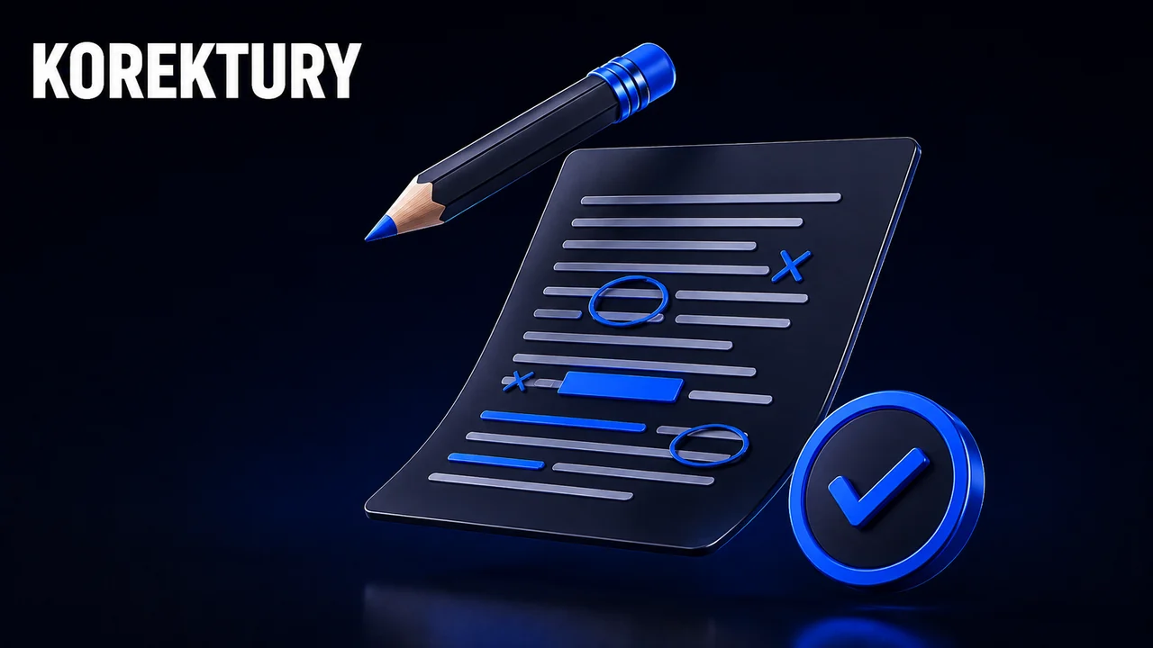 Korektury a redakce českých textů