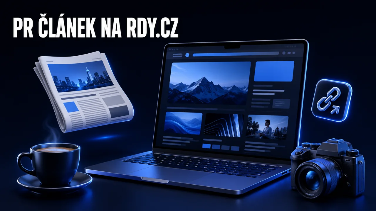 PR článek na Rdy.cz — zpravodajský a lifestylový portál