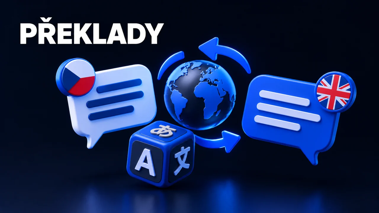 Překlady CZ, EN a SK s korekturou