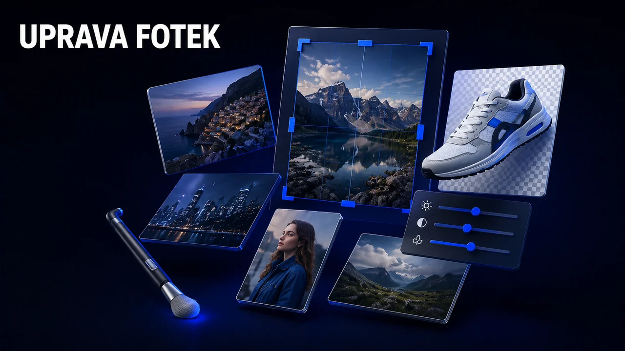 Úprava a retuš fotek, produktová grafika