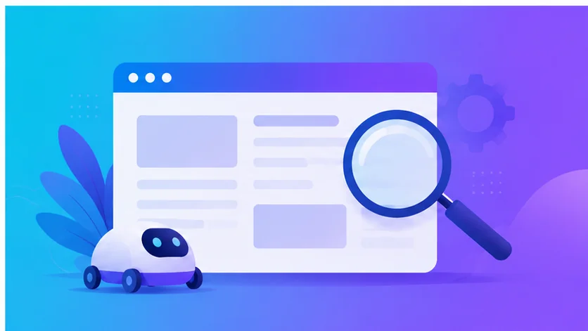 Vstupní SEO audit — lupa nad webovou stránkou
